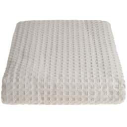 Allure Home Fashions Hotel Taupe Waffle Throw Blanket 225 x 250cm - Brown - Wilko