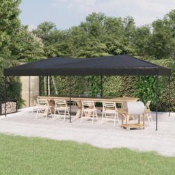 vidaXL 3 x 6m Anthracite Foldable Party Tent - Grey - Wilko - thumbnail 1
