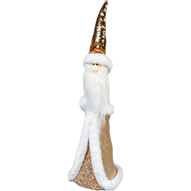 Shatchi Gold Santa Figurine 44cm - Wilko - image 1