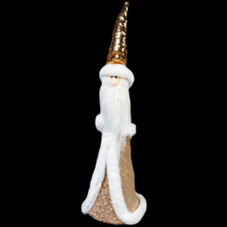 Shatchi Gold Santa Figurine 44cm - Wilko - thumbnail 3