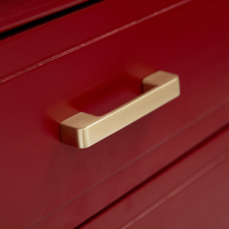 Palazzi 2 Drawer Red Wide Bedside Table - Wilko - thumbnail 7
