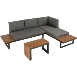 Home Garden Direct Demeter 6 Seater Grey Modular Garden Sofa - Wilko - thumbnail 3
