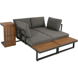 Home Garden Direct Demeter 6 Seater Grey Modular Garden Sofa - Wilko - thumbnail 5