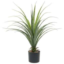 Yucca Artificial Potted Plant Green - Wilko