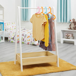 Liberty House Toys Kids Dressing Rail Rail - Size: 98.5 x 64.5 x 42cm - Wilko - thumbnail 3