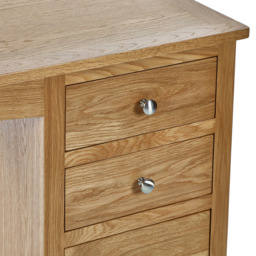 Julian Bowen Mallory Dressing Table Set - Size: 44 x 107 x 75cm - Brown - Wilko - thumbnail 5