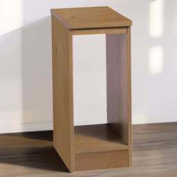 R White Cabinets Desktop Tower Storage Brown - Size: 72.8 x 30 x 54cm - Wilko - thumbnail 1