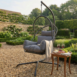Apollo Hanging Chair Black - Outdoor Essentials - Wilko - thumbnail 4