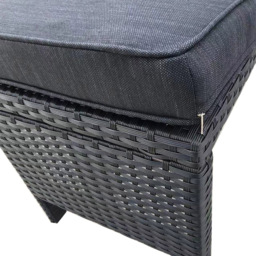 Furniture One Brown Rattan Garden Bench - Grey - Wilko - thumbnail 5