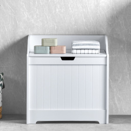 Bath Vida Priano Laundry Chest - Size: 58 x 56 x 38cm - Wilko - thumbnail 4