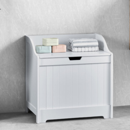 Bath Vida Priano Laundry Chest - Size: 58 x 56 x 38cm - Wilko - thumbnail 3