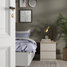 Florence Naia 2 Drawer Cashmere Jackson Hickory Bedside Table - Brown - Furniture To Go - Wilko - thumbnail 7