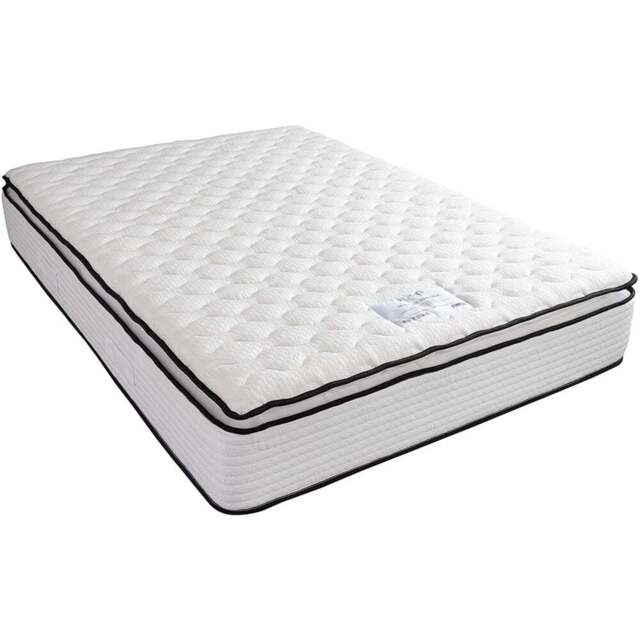Eden Morgan Small Double 1000 Tencel Mattress - White - Wilko - image 1