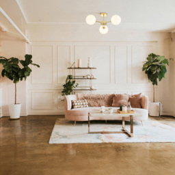 Happy Homewares Polished Gold Ceiling Light with Opal White Globe Glass Shade - Size: 20 x 44 x 44cm - Wilko - thumbnail 3