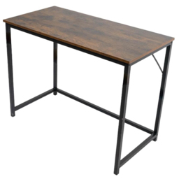 House of Home Computer Desk Rustic Brown and Black - Size: 50 x 100 x 76cm - Wilko - thumbnail 3
