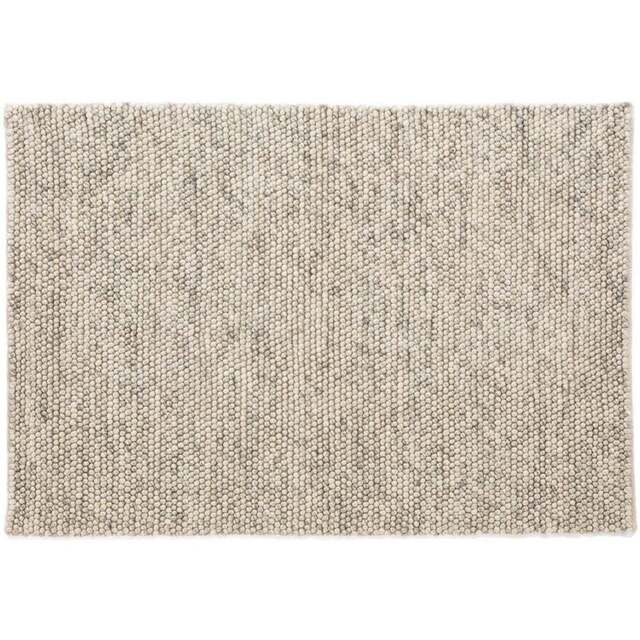 Esselle Home Delilah Cream Mottled Wool Pebble Rug 160 x 230cm - Size: 230 x 160 x 1.9cm - Wilko - image 1
