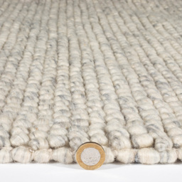 Esselle Home Delilah Cream Mottled Wool Pebble Rug 160 x 230cm - Size: 230 x 160 x 1.9cm - Wilko - thumbnail 6