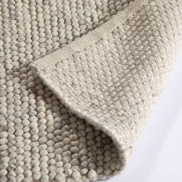 Esselle Home Delilah Cream Mottled Wool Pebble Rug 160 x 230cm - Size: 230 x 160 x 1.9cm - Wilko - thumbnail 5