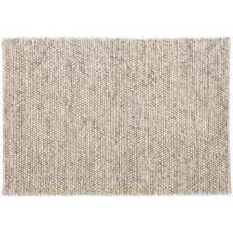 Esselle Home Delilah Cream Mottled Wool Pebble Rug 160 x 230cm - Size: 230 x 160 x 1.9cm - Wilko