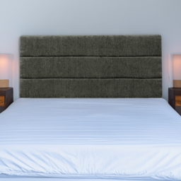 Bedmaster Milan Small Double Charcoal Chenille Lined Headboard - Grey - Wilko - thumbnail 1