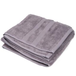 Divante Turkish Cotton Silver Hand Towel - Wilko - thumbnail 1