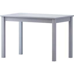 Comfy Living 4 Seater Wooden Dining Set Grey - Wilko - thumbnail 3