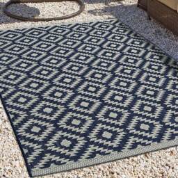 Homemaker Genesis Navy Rug 160 x 230cm - Blue - Wilko - thumbnail 5