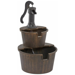 Garden Gear Water Pump Barrel Feature - Size: 69 x 41 x 41cm - Brown - Wilko - thumbnail 1
