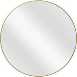 Metal Round Mirror Gold - Wilko - thumbnail 1