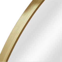 Metal Round Mirror Gold - Wilko - thumbnail 5
