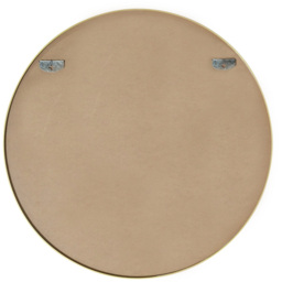 Metal Round Mirror Gold - Wilko - thumbnail 4