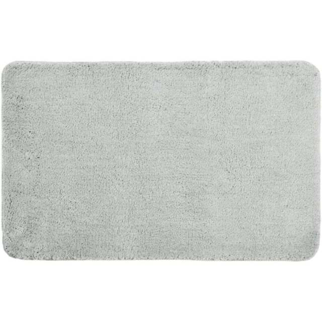 Allure Bath Fashions Dove Grey Microfibre Luxury Non-Slip Bath Mat 50 x 80cm - Wilko - image 1