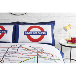 Rapport Home London Underground Single Multicolour Duvet Cover Set - Wilko - thumbnail 6