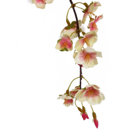 Leaf Natural Pink Trailing Cherry Single Stem Artificial Flower 6 Pack - Size: 110 x 25 x 25cm - Wilko - thumbnail 4