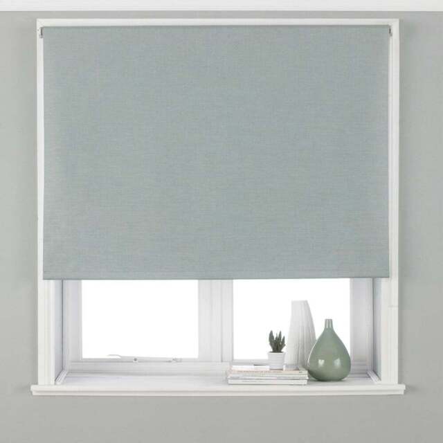 Riva Home Twilight Thermal Blackout Roller Blind Duck Egg 153cm - Size: 153 x 162cm - Multi - Wilko - image 1
