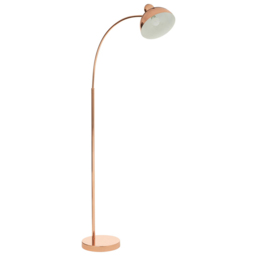Premier Housewares Copper Floor Lamp - Size: 74 x 24 x 143cm - Gold - Wilko - thumbnail 4