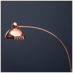 Premier Housewares Copper Floor Lamp - Size: 74 x 24 x 143cm - Gold - Wilko - thumbnail 3
