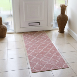 JVL Rose Lattice Mega Mat Runner 57 x 150cm - Size: 57 x 75cm - Multi - JVL Homewares - Wilko - thumbnail 4