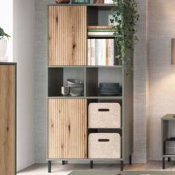 Furniture To Go Darwin 2 Door Green Bookcase - Wilko