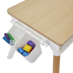 Liberty House Toys Scandi Height Adjustable Kids Table and Chair Set - Size: 49 x 65 x 55cm - Wood - Wilko - thumbnail 6