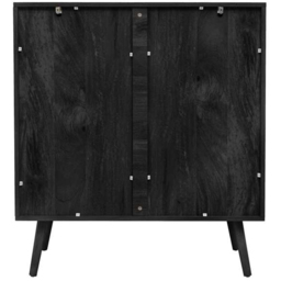 Birlea Noah 5 Drawer Black Rattan Storage Chest - Wilko - thumbnail 6