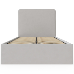 GFW Chiswick Single Soft Grey Ottoman Bed with SC Pocket Sprung Mattress - Wilko - thumbnail 3