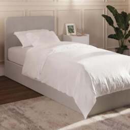 GFW Chiswick Single Soft Grey Ottoman Bed with SC Pocket Sprung Mattress - Wilko - thumbnail 1