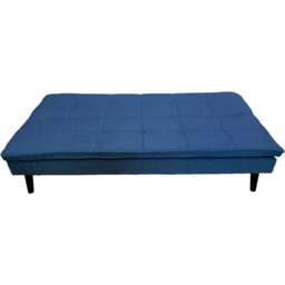 DS Living The Fermo 2 Seater Navy Blue Fabric Sofa Bed - Wilko - thumbnail 5