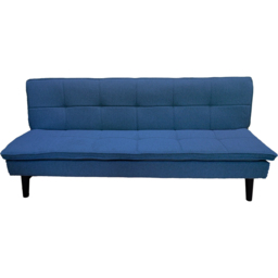 DS Living The Fermo 2 Seater Navy Blue Fabric Sofa Bed - Wilko - thumbnail 3