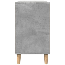 vidaXL Single Door 4 Shelf Grey Bathroom Cabinet - Size: 60 x 33 x 80cm - Wilko - thumbnail 6