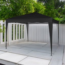 Black Pop Up Outdoor Gazebo 2 x 2m - MCC - Wilko - thumbnail 1