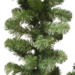 Samuel Alexander Green Pine Christmas Garland with 185 Tips 270cm - Size: 270 x 270 x 25cm - Wilko
