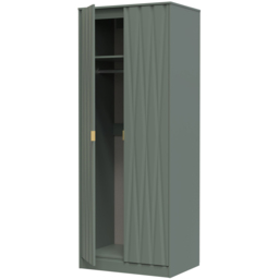 Crowndale Las Vegas 2 Door Reed Green Wardrobe - Wilko - thumbnail 7