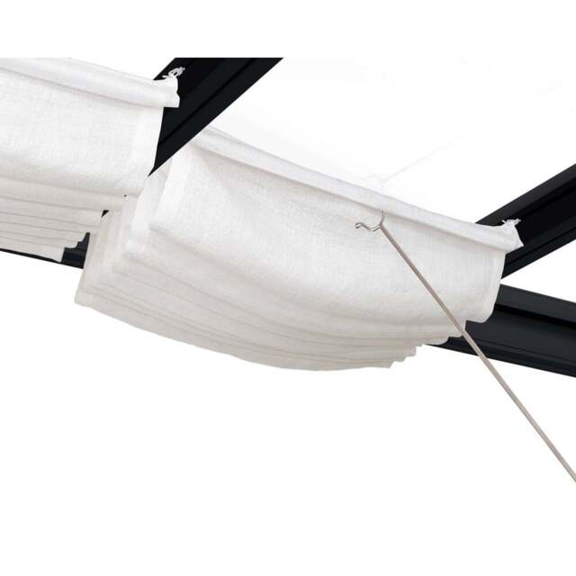 Palram Canopia Stockholm White Roof Blinds 64 x 325cm - Size: 0.1 x 64.5 x 325cm - Wilko - image 1